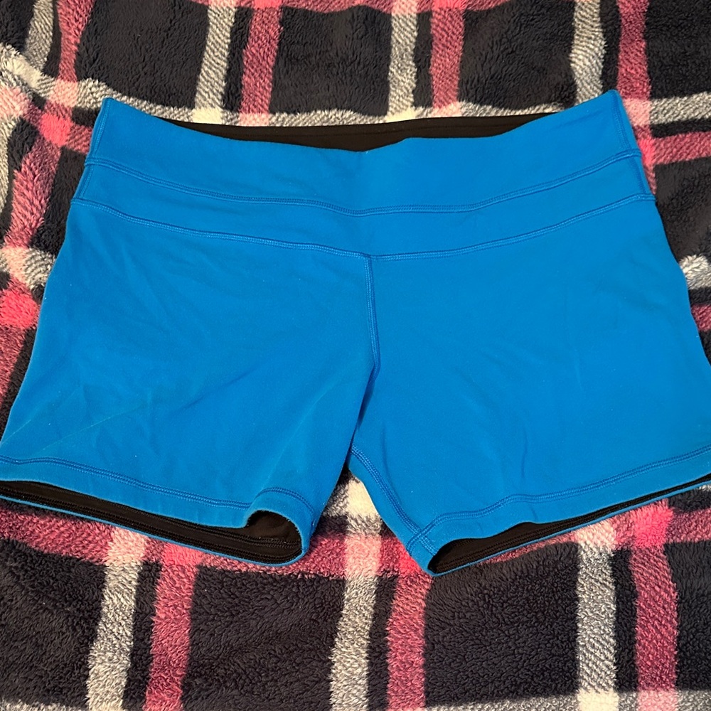Lululemon Athletica Vibrant Blue Athletic Shorts